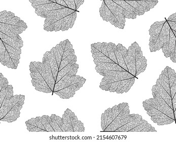 Beautiful background of leaves vector illustration.