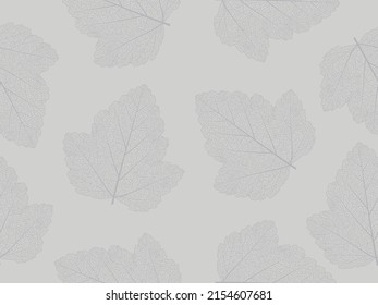 Beautiful background of leaves vector illustration.