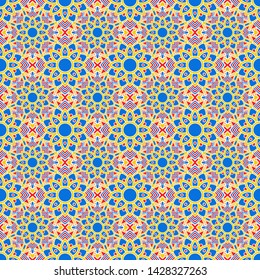 Beautiful Background Mandala Art Batik Seamless Pattern Wallpaper Tiles Ceramic