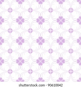 Beautiful background of modern seamless floral pattern