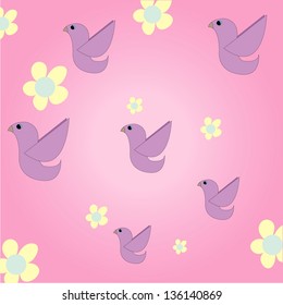 beautiful background on the theme of spring and summer