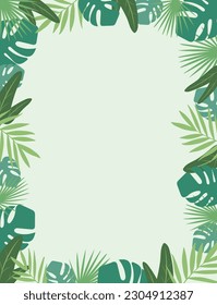 Hermosa ilustración de patrón de fondo con plantas verdes. Fondo de escritorio banner planilla afiche etiqueta de evento fondo de diseño vectorial moderno vacaciones	b)