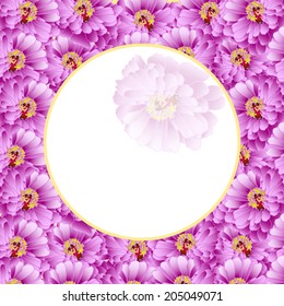 beautiful background of pink colors with white circle in the center of the vector