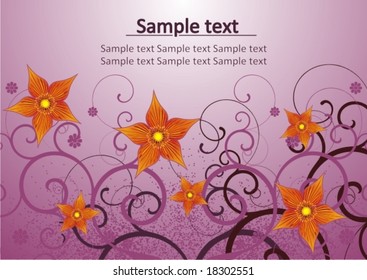 Beautiful background for postcard