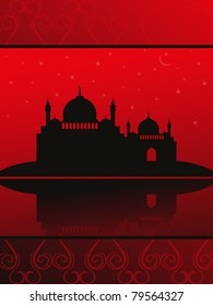 fondo hermoso para ramadan, ilustración vectorial