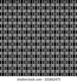 Beautiful background of seamless classic floral pattern