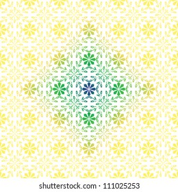 Beautiful background of seamless classic floral pattern