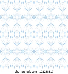 Beautiful background of seamless floral pattern