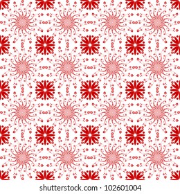 Beautiful background of seamless floral pattern