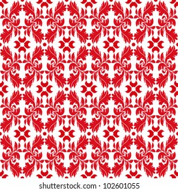 Beautiful background of seamless floral pattern