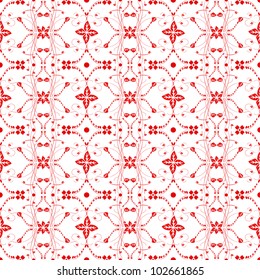 Hermoso fondo de patrón floral sin fisuras