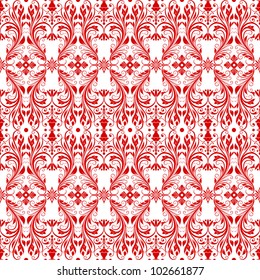 Beautiful background of seamless floral pattern