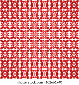 Beautiful background of seamless floral pattern