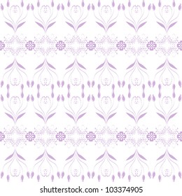 Hermoso fondo de patrón floral sin fisuras