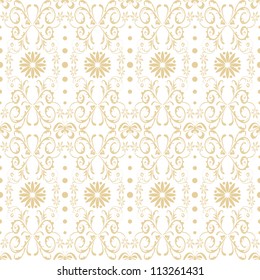 Beautiful background of seamless floral pattern