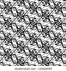 Hermoso fondo de patrón floral sin fisuras