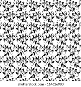 Hermoso fondo de patrón floral sin fisuras