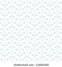 Beautiful background of seamless floral pattern