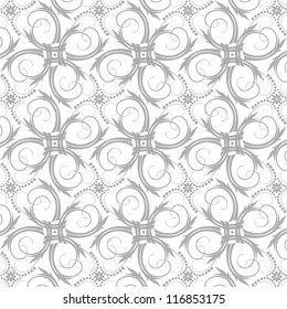 Beautiful background of seamless floral pattern