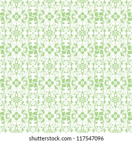 Beautiful background of seamless floral pattern