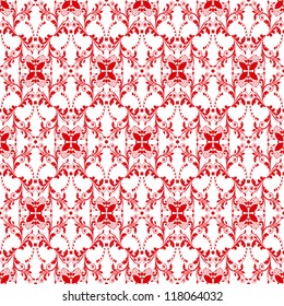 Beautiful background of seamless floral pattern