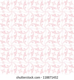 Beautiful background of seamless floral pattern