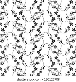 Hermoso fondo de patrón floral sin fisuras