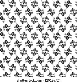 Hermoso fondo de patrón floral sin fisuras