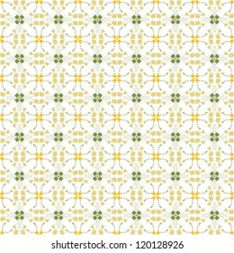 Beautiful background of seamless floral pattern