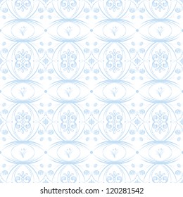 Beautiful background of seamless floral pattern