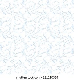 Beautiful background of seamless floral pattern