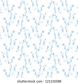 Beautiful background of seamless floral pattern