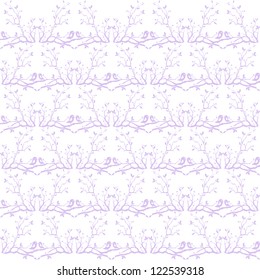 Beautiful background of seamless floral pattern