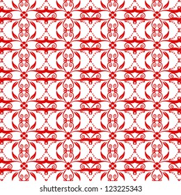 Beautiful background of seamless floral pattern