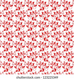 Beautiful background of seamless floral pattern