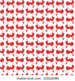 Hermoso fondo de patrón floral sin fisuras