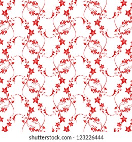 Hermoso fondo de patrón floral sin fisuras