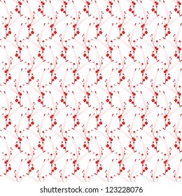 Beautiful background of seamless floral pattern