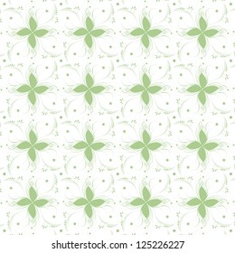 Hermoso fondo de patrón floral sin fisuras
