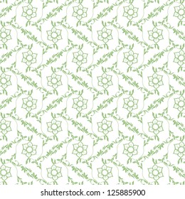 Beautiful background of seamless floral pattern