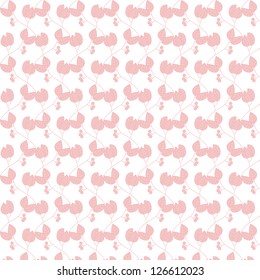 Beautiful background of seamless floral pattern