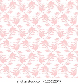 Beautiful background of seamless floral pattern