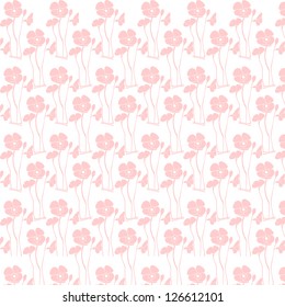 Beautiful background of seamless floral pattern