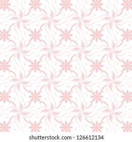 Beautiful background of seamless floral pattern