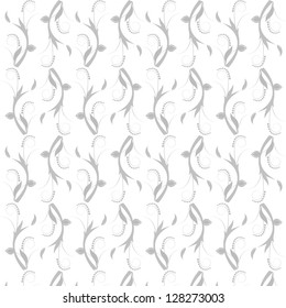 Beautiful background of seamless floral pattern