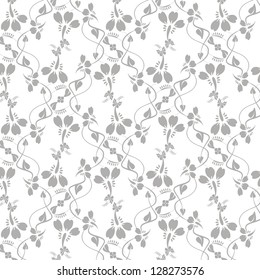 Beautiful background of seamless floral pattern
