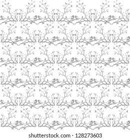 Beautiful background of seamless floral pattern