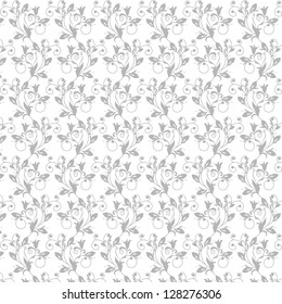 Beautiful background of seamless floral pattern