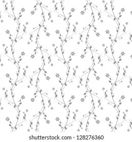 Beautiful background of seamless floral pattern