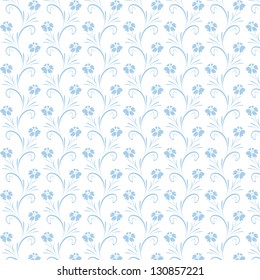 Beautiful background of seamless floral pattern